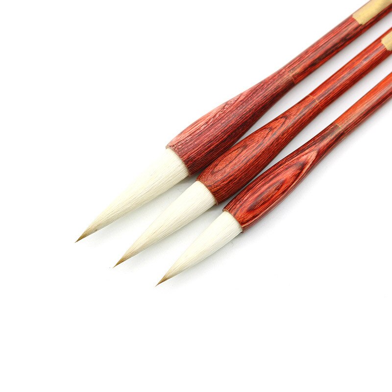 3Pcs/Set Weasel sheep Hairs Chinese Calligraphy Brushes Pen Artist Painting Writing Drawing Brush Fit For School supplies