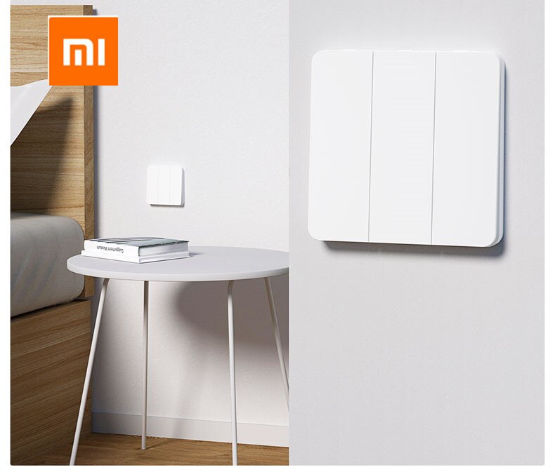 Original Xiaomi Wall Switch Mijia Wall Switch Dual Control Switch 3 Modes Switch Over Intelligent Lamp Lights Switch