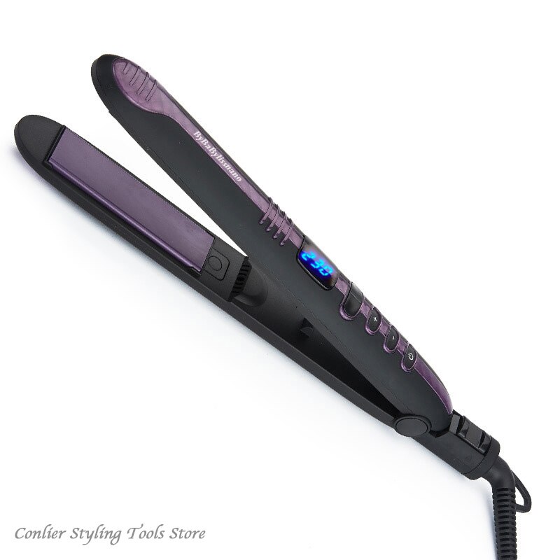 3311 LCD affichage Tourmaline plaques de revêtement en céramique fer plat fers à lisser outils de coiffage défriser les cheveux