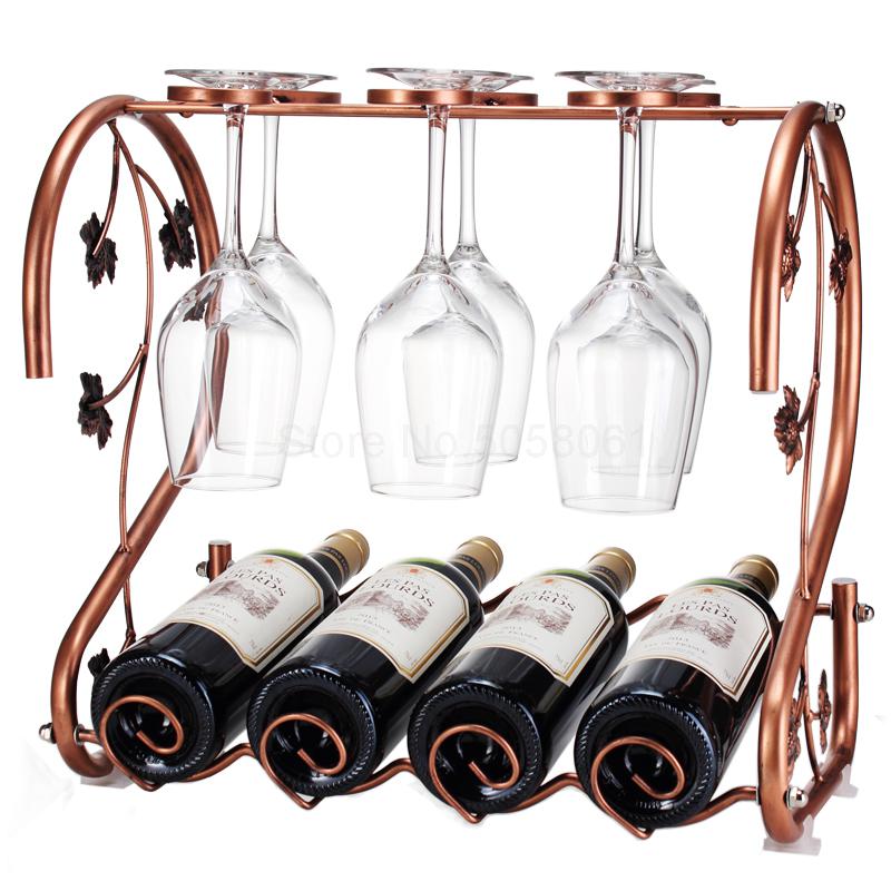 Wijnrek Creatieve Wijn Ondersteboven Wijnrek Home Wijnrek Opknoping Glas Multi Fles Rack