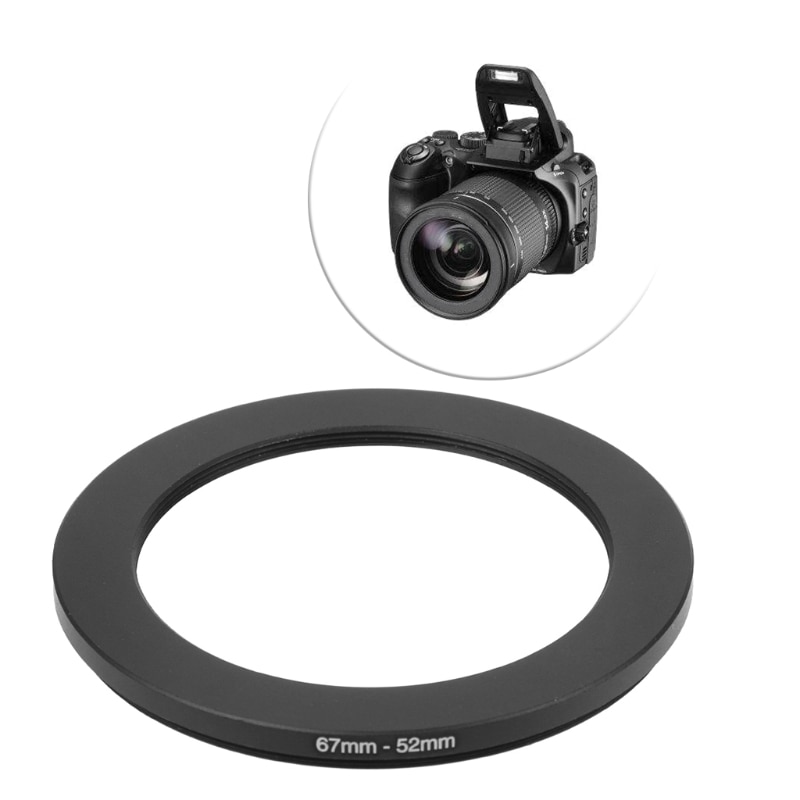 67mm To 52mm Metal Step Down Rings Lens Adapter Filter Camera Tool Accessory