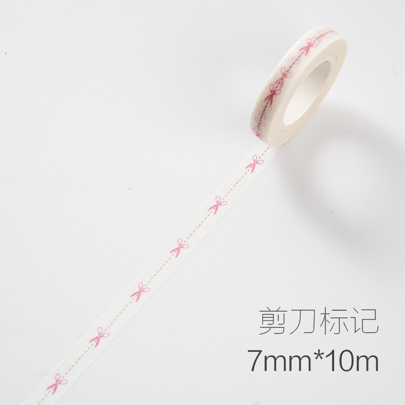 Washi Tape 10 m * 7mm Liefde En Bladeren Plant Scrapebooking Diy Stickers Decoratieve Afplakband Voor Verjaardagsfeestje decoratie: 5