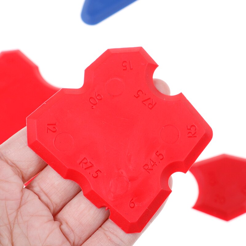 4pcs/Set Glass Glue Shovel Silicone Gel Squeegees Sealant Angle Corner Spreader Spatula Rubber Scraper Cement Residual Glue