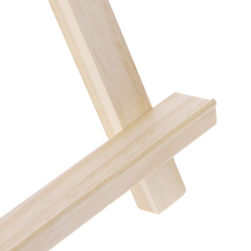 Mini artist træ staffeli træ stativ display holder til fest dekoration 20*28cm trekant staffeli 85wd