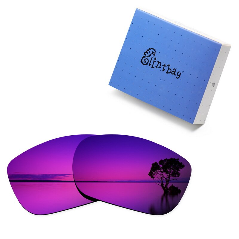 Glintbay Performance-lentes polarizadas de repuesto para gafas de sol Oakley Twoface, varios colores: Deep Purple Mirror