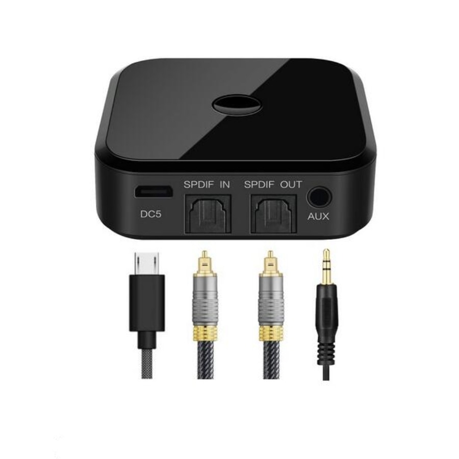 APTX lossless 2 in 1 Wireless Bluetooth 5.0 Transmitter Receiver Audio 3.5mm SPDIF Adapter For Smartphone PC TV Headphone