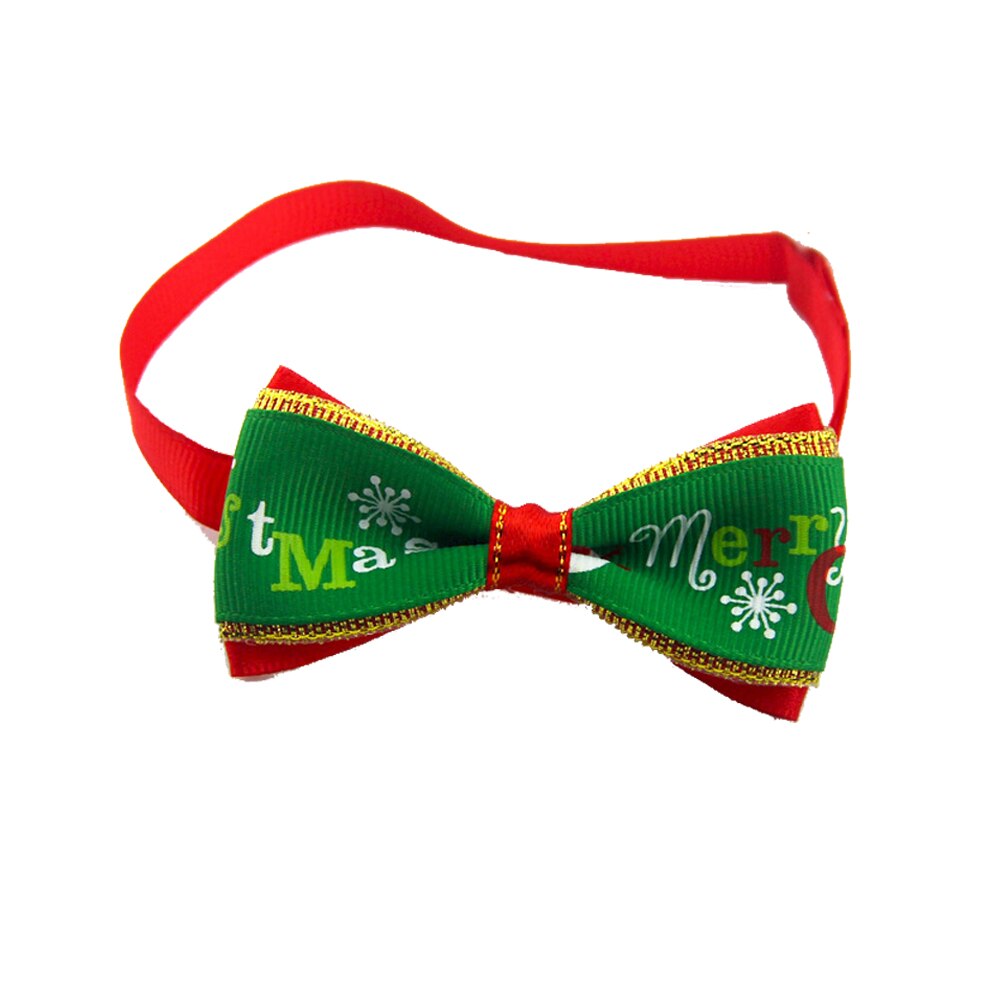 Collar navideño para perros y gatos, pajarita para perro, correa ajustable para el cuello, accesorios de aseo para perros y gatos: 5