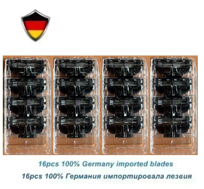 Rasieren Rasierklingen rasierer Manuelle Rasierer Sicherheit Gerade Rasierklinge Halter Manuelle Rasierer Kopf Set Ersetzen kopf mach 3: YELLOW