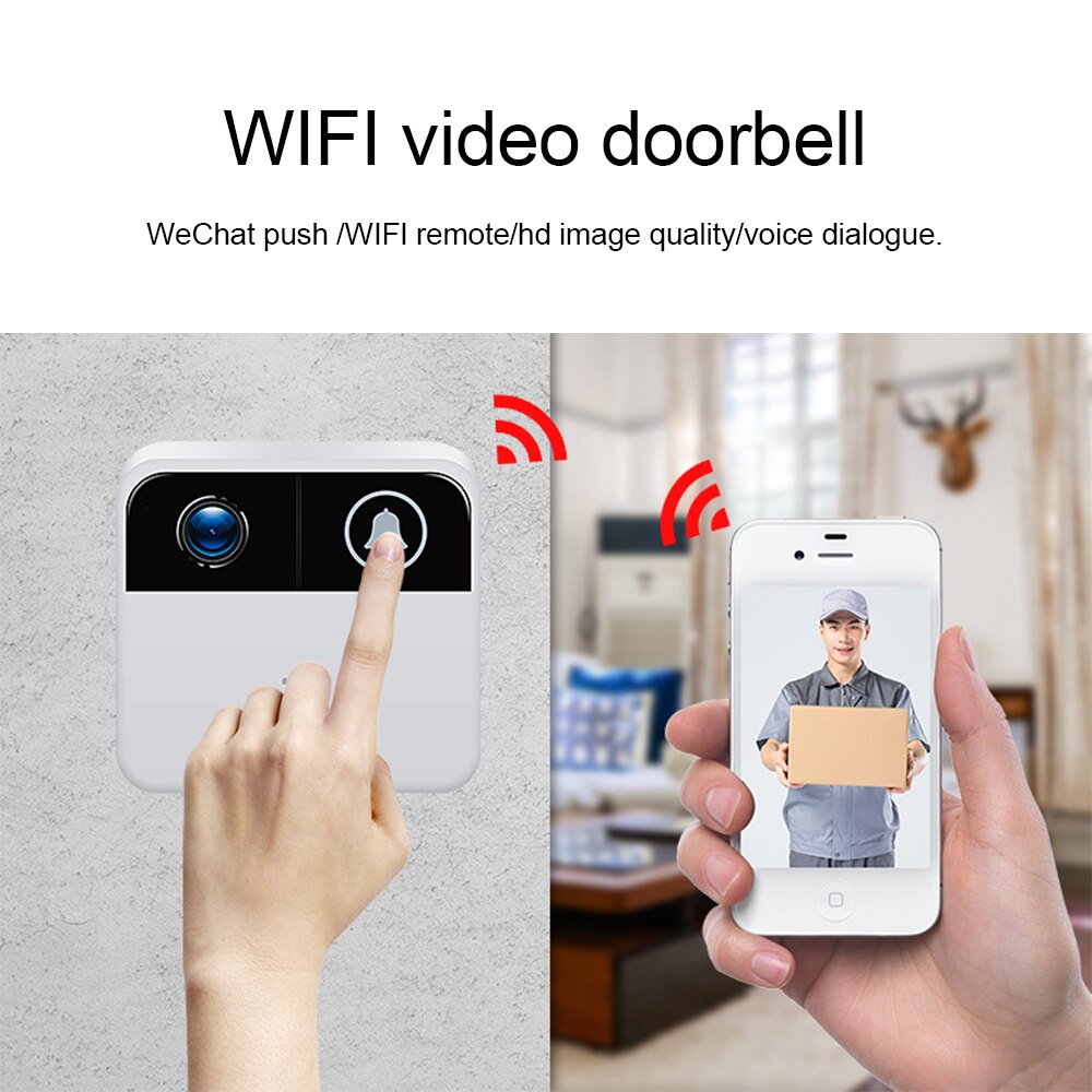 Smart Camera Wireless Doorbell Security Video Intercom Wifi Door Bell Ring Phone Surveillance Home Security Cameras