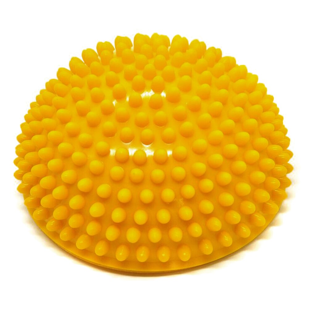 Halve Bol Yoga Ballen Pvc Massage Oefeningen Trainer Balanceren Bal Voor Gym Pilates Sport Fitness MSU88: Yellow