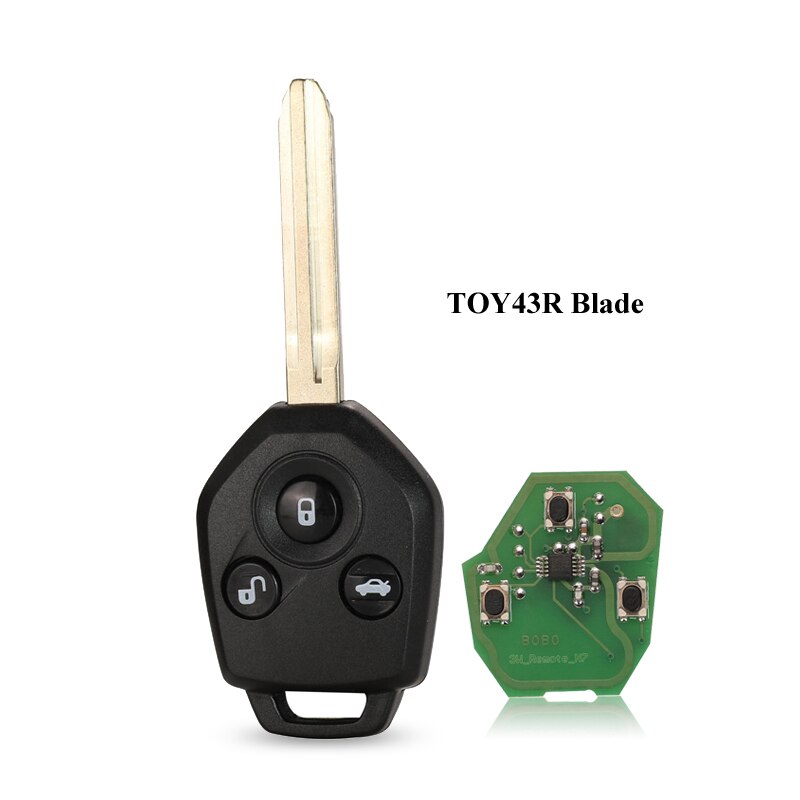 kutery 433MHz 4D62 ID60 G Chip 3 Button Remote key for Subaru Forester OutBack XV Origianl/ Upgraded Flip Folding Key Fob: Original TOY43R / without Chip
