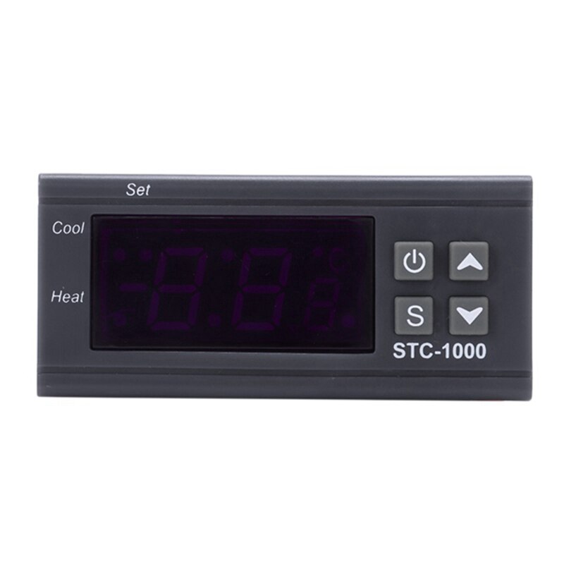 Digitale temperatuurregelaar thermostaat thermostaat broedmachine relais led 10a verwarming en koeling stc -1000 220v