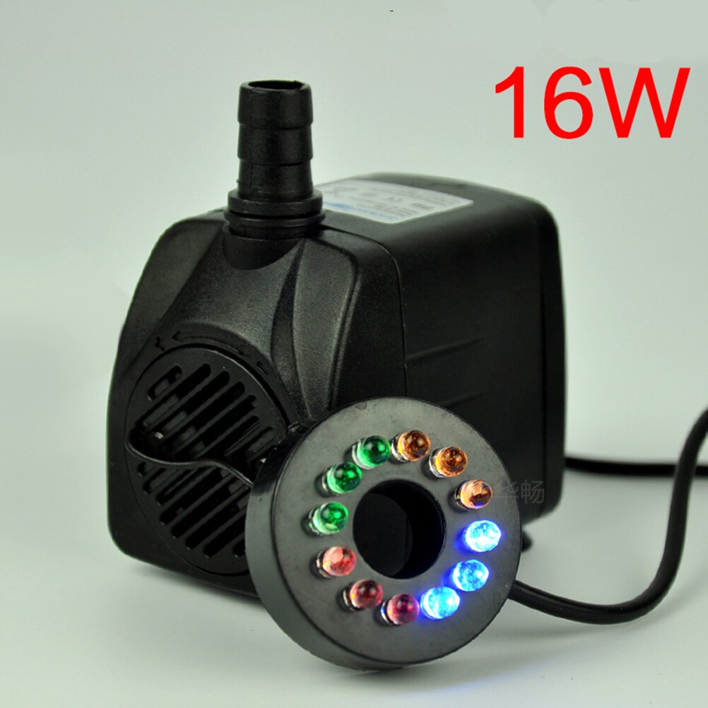 5W Submersible Water Pump Adjustable Water Flow for Ponds Fountains Tank Statuary Fish: Size 2
