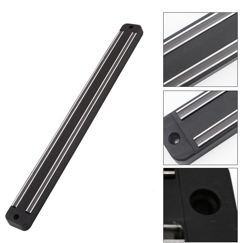 Magnetisk knivhållare 14 tum kökskniv stå bar list vägg magnet block aluminium för knivar förvaring matlagningstillbehör  #1