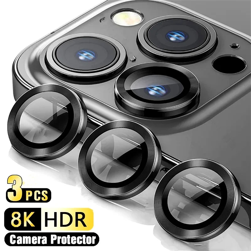 3Stck Kamera Objektiv Glas Schutz Für iPhone 11 12 13 14 15 16 Profi Max 12 13 Mini schutz Glas Für iPhone 14 15 16 Plus