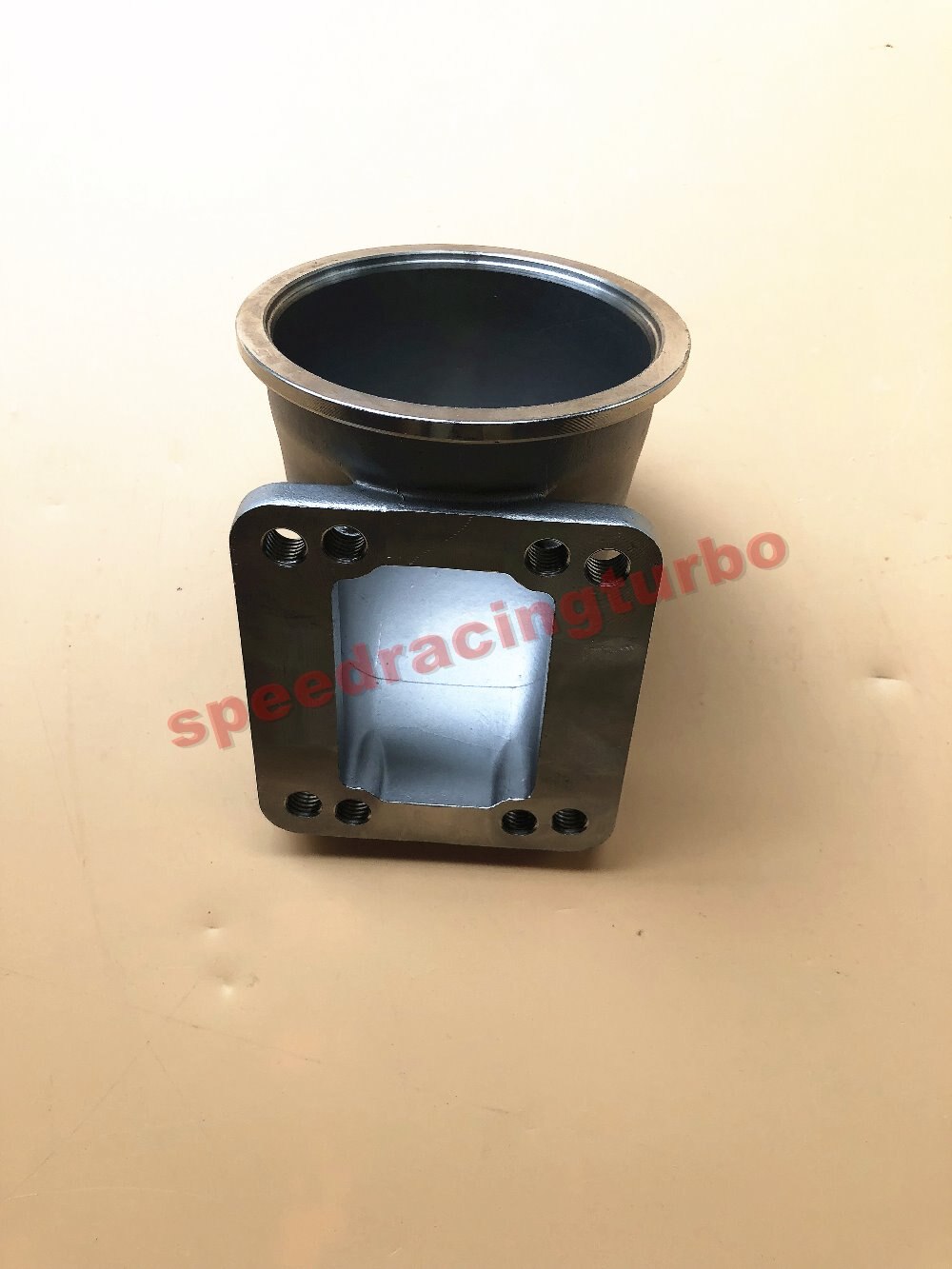 3,5 "Vband 90 grados molde Turbo codo adaptador brida para T3 T4 turbocompresor 304