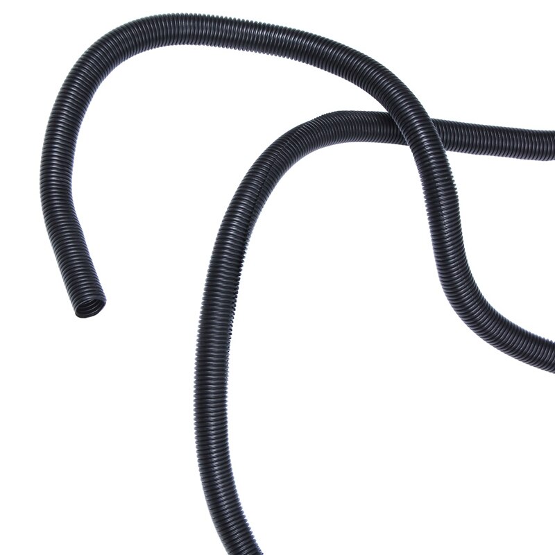 2Pcs Split Wire Loom Conduit Polyethylene Tubing Black Color Sleeve Tube - 10 Ft 1 Inch & 20 Ft 3/4 Inch