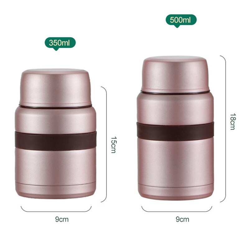 Roestvrij Staal Voedsel Thermos 12-24 Uur Vacuüm Lunchbox Thermo Container Soep Pot Geïsoleerde Thermosflessen