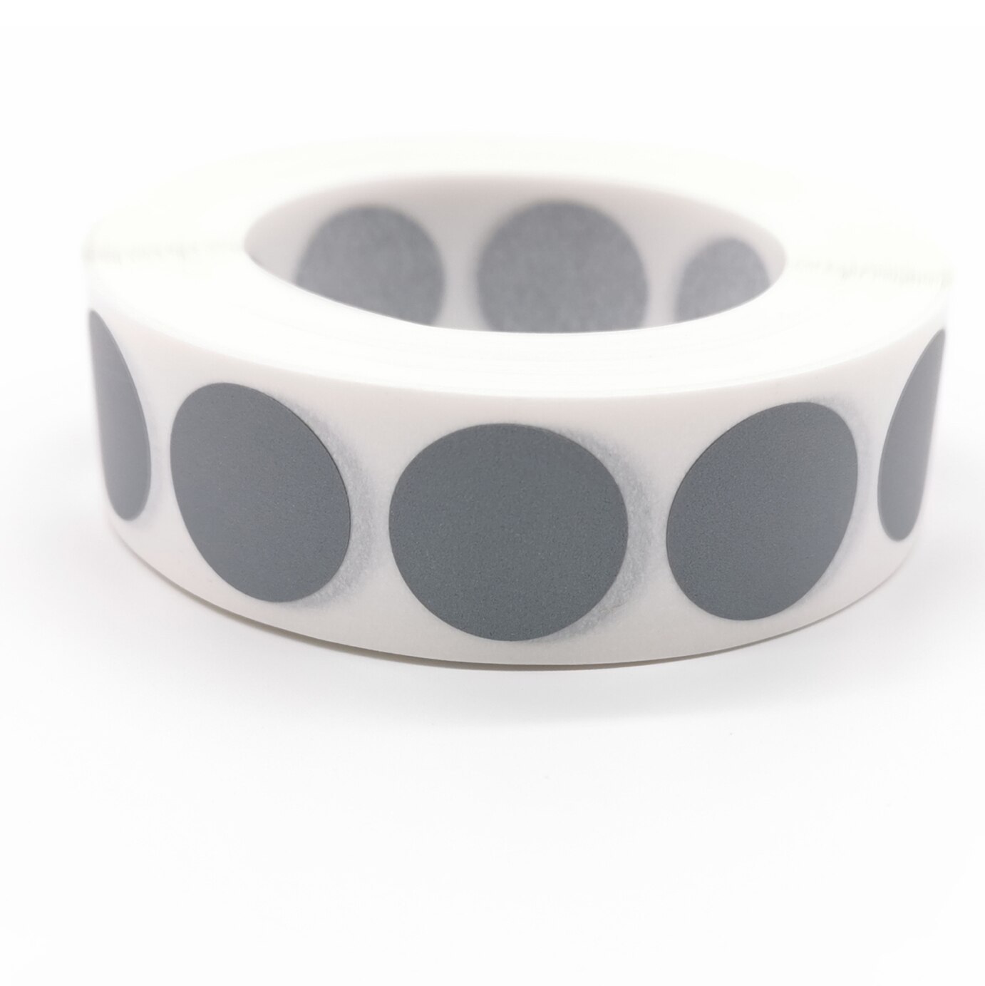 500Pcs 1"Inch Scratch Off Stickers Round 25*25mm Blank For Secret Code Cover Home Game Wedding Message: grey