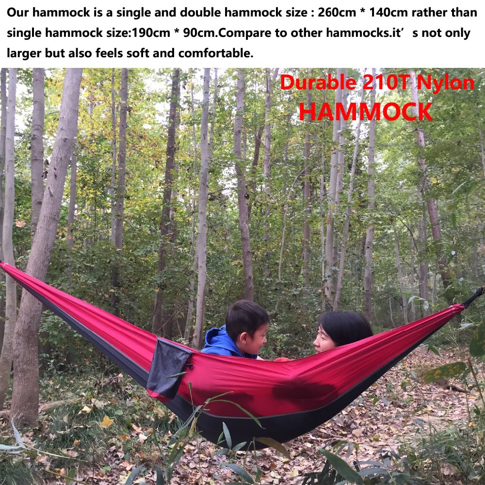 Outdoor hangmat camping hangmat met regen vliegen zeil en klamboe tent