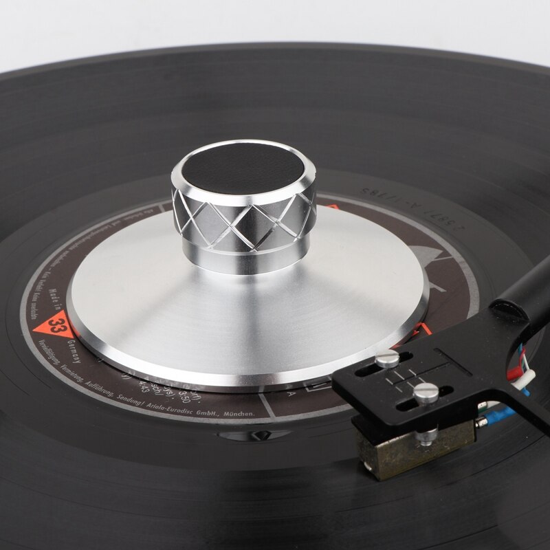Aluminum Record Weight Stabilizer Record Weight Clamp LP Vinyl Turntables Metal Disc Stabilizer Home Audio