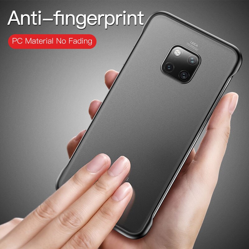 Huawei Mate 20 Pro Case Frameloze Matte Transparant Cover Voor Mate 20 Case Siliconen Beschermende Bumper Voor Huawei Mate 20X gevallen