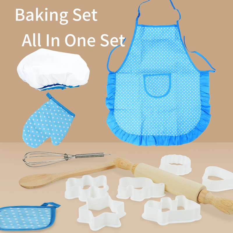 freundlicher kochen und backen Kochset, Kleinkind verkleiden sich und tun Also, als würden sie Kleidung für ändern 3-12 spielen, Küchen spielzeug mit freundlicher schürzen