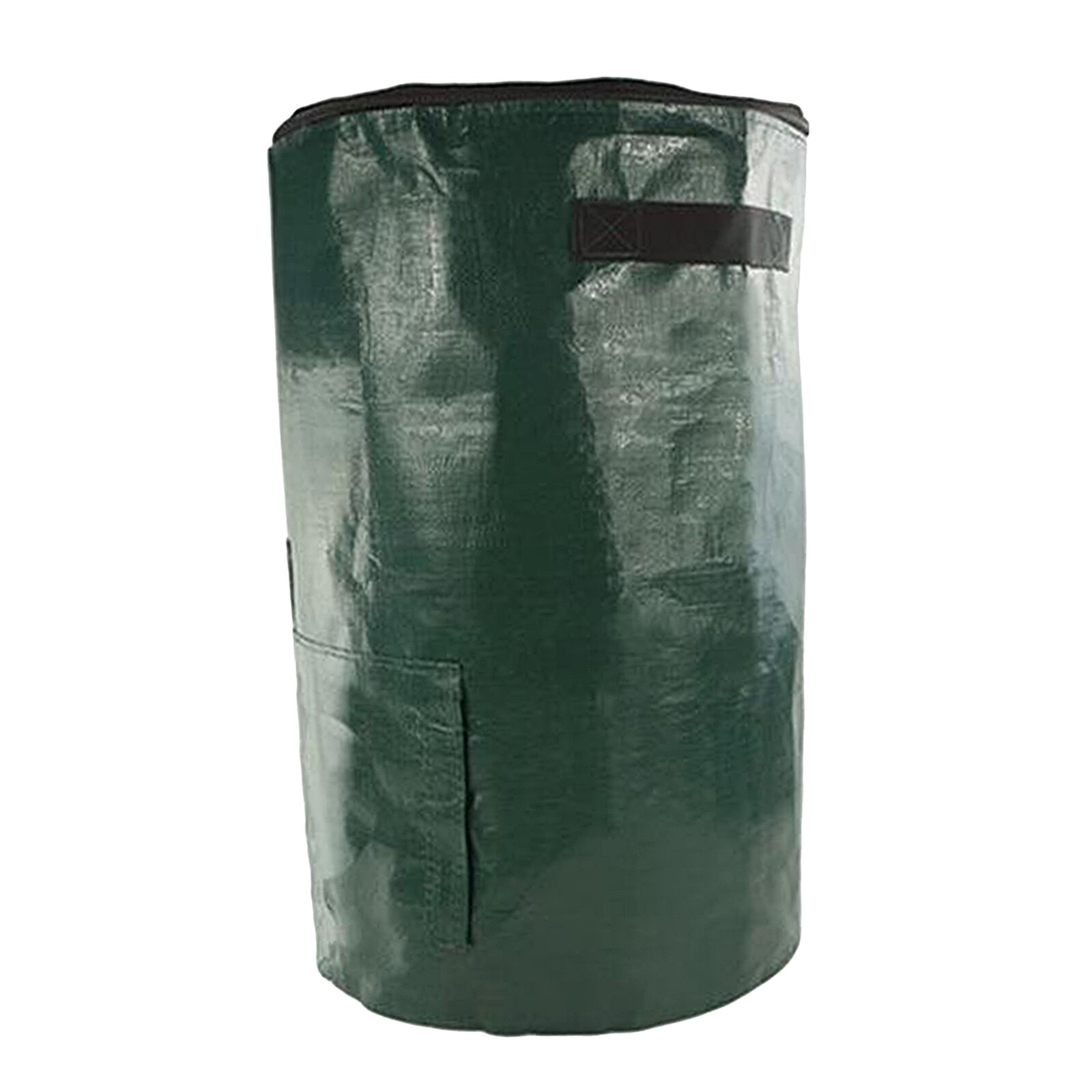 Sacs à déchets de jardin avec couvercle et poignée, sacs à déchets de jardin pliables lavables et robustes