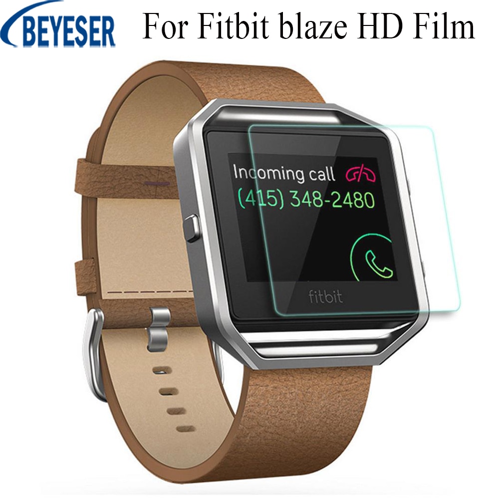 3 stk /5 stk hd klart herdet glass beskyttelsesfilmbeskyttelse for fitbit blaze sporting smart watch herdet skjermbeskytter