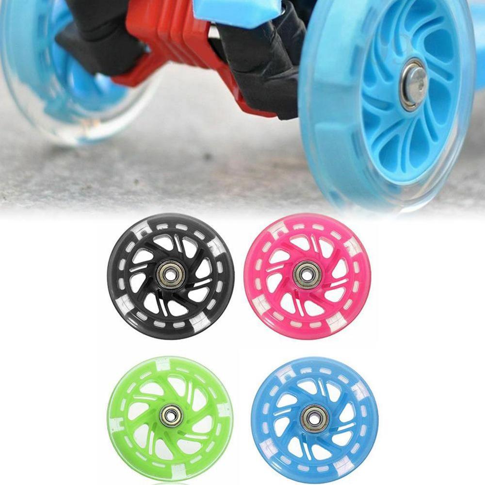 Ruedas auxiliares de bicicleta para niños, accesorios para patinete 120x20, de PU, juego Universal de ruedas auxiliares