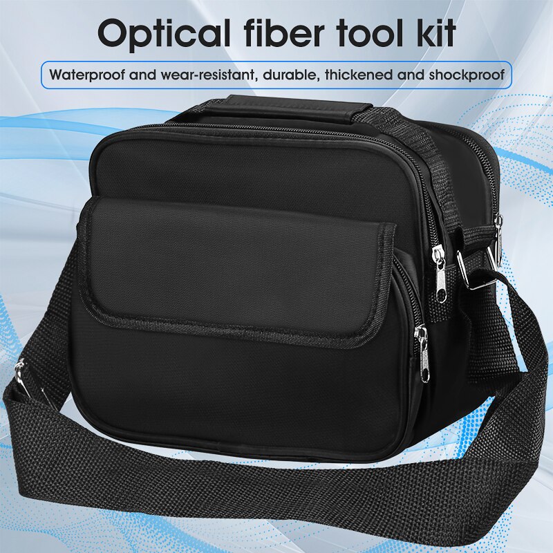 FTTH Optical Fiber Tool Kit Bag for VFL Power Meter 23cmX16cmX19cm FTTH Optical Fiber Tool Kit Bag