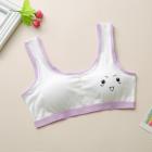 Telotuny tonåring tjejer bh underkläder bh väst barn underkläder sport underkläder 100%  bomull  z0828: Lila