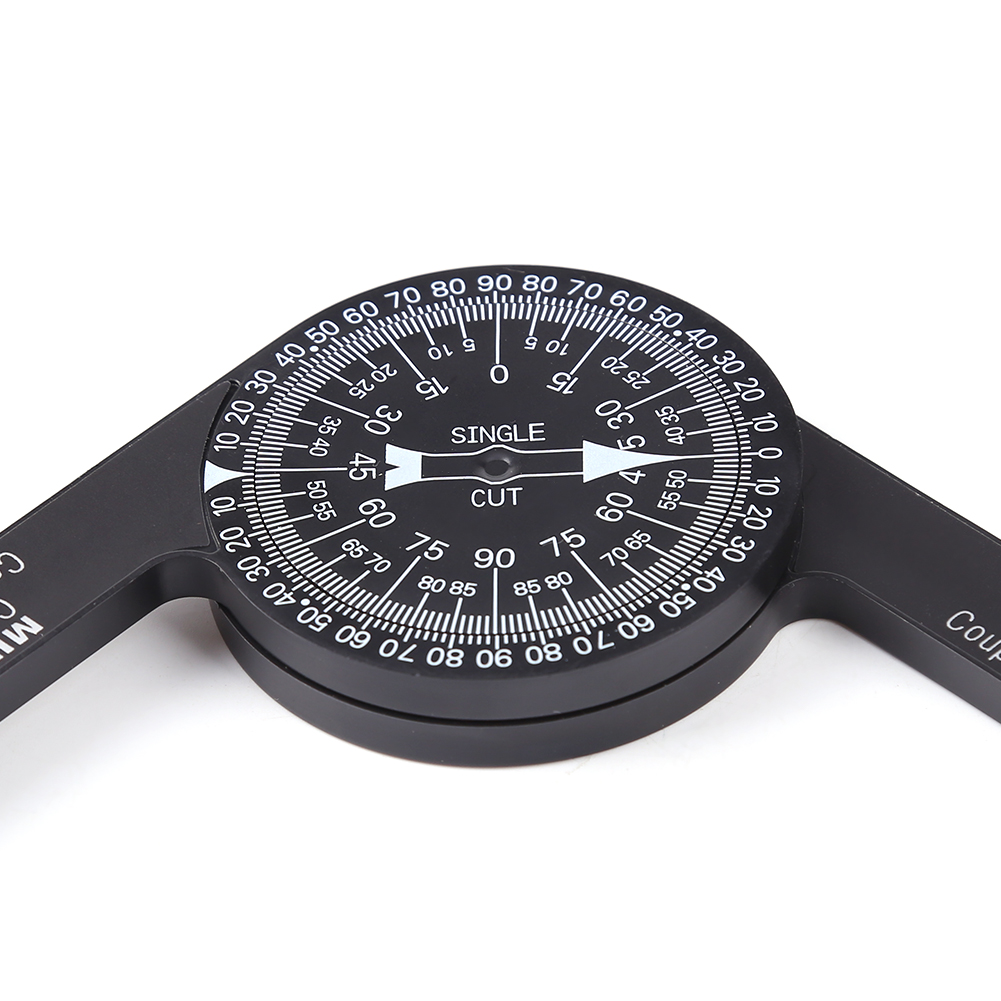 Woodworking Scale Mitre Saw Protractor Angle Level with Marking Pencil Carpenter Angle Finder Measuring Ruler Meter Gauge Tools