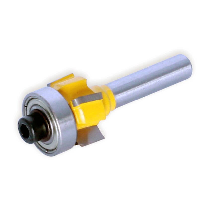 CHWJW – fraise à bois de , tige de 8mm, 1 pièce, R1mm R1.5mm R2mm, lame de coupe, 4 dents, mèche de toupie à bois