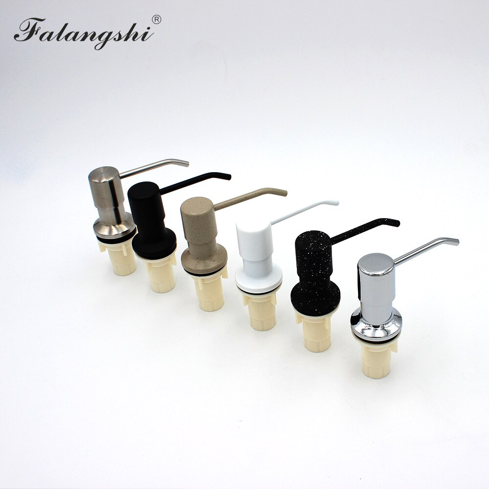 Stainless Steel 400ml Kitchen Sink Pump Soap Dispenser Deck Mounted Chrome/Brush/White/Black Dispenser for Liquid Soap WB8602