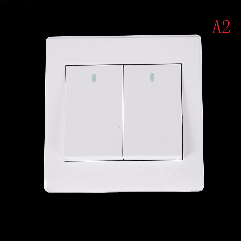 1PC 86mm Wall Panel Remote Transmitter 1 2 3 Button Sticky RF Remote Smart Home Room Living Room Bedroom: A2