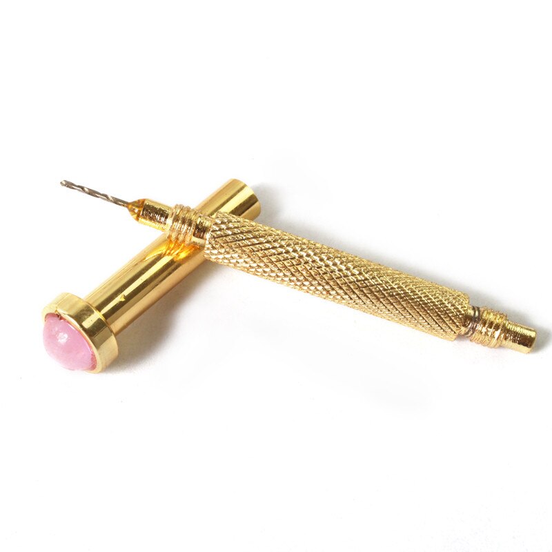 2 unids/set mano de oro pendientes taladro clavo poco Rotery de fresado para manicura pedicura Piercing archivos de uñas Accesorios