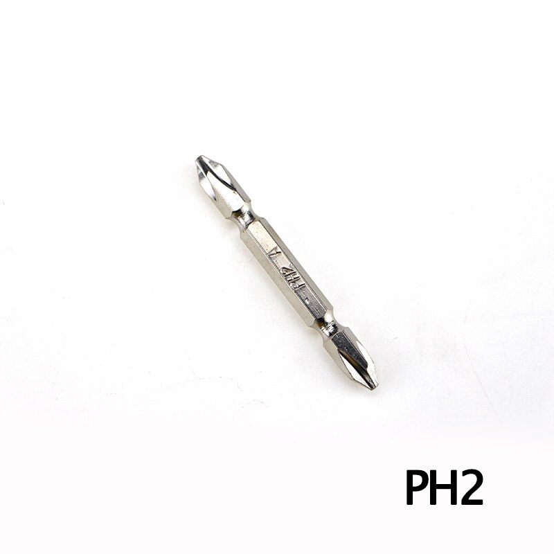 10Pcs/lot PH2 Magnetic Phillips Bits Double End Hex Shank 65mm Electric Screwdriver Bits SL6