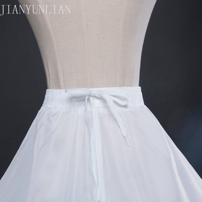 6 Hoop Bridal Petticoat A Line Ball Gown Petticoats Floor Lenght Petticoats for Wedding Dress White Petticoat