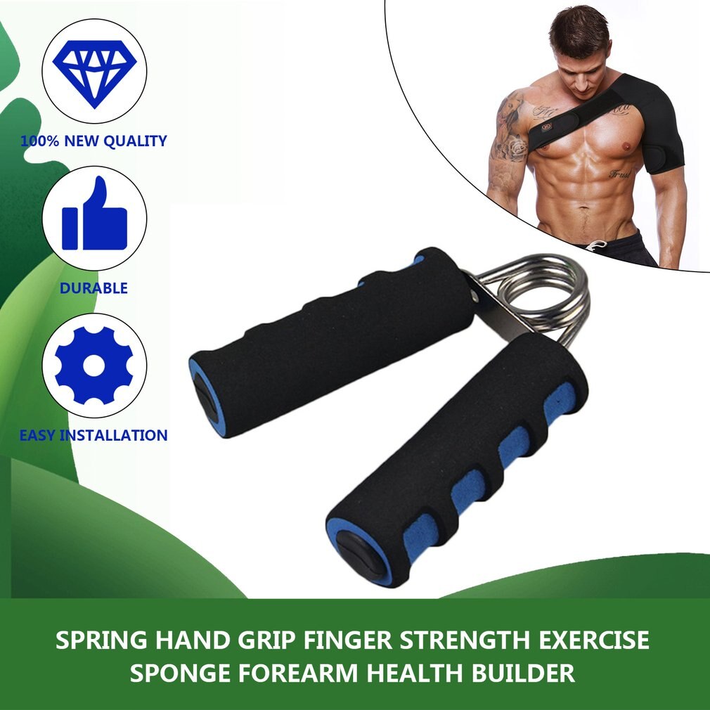 Spring Hand Grip Finger Strength Exercise Sponge Forearm Health Builder