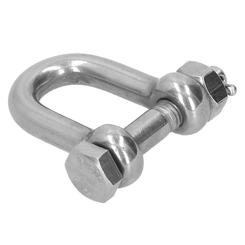 Pack De 6 Tuercas De Ojo De Elevación M10 - Acero Inoxidable 304, Forma Triangular, Ideal Para Aplicaciones Marinas, Industriales O De Elevación