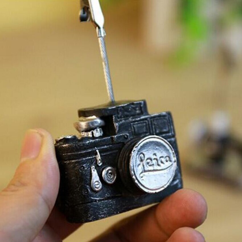 1PC Simple And Stylish Wooden Notes Message Folder Photo Display Folder Desktop Accessories