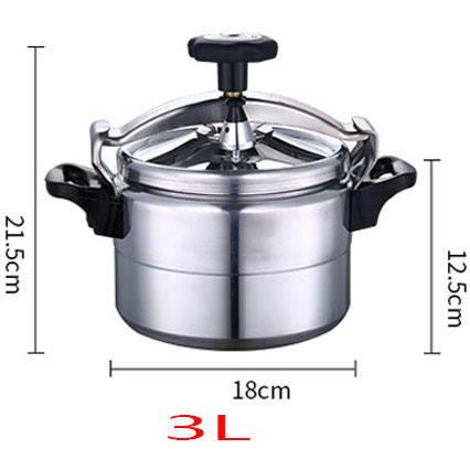 Olla a presión de cocina de 2/3L, olla de sopa de aluminio, olla de cocina portátil, utensilios de cocina para acampar al aire libre, Cocina de Inducción, estufa de Gas: YELLOW