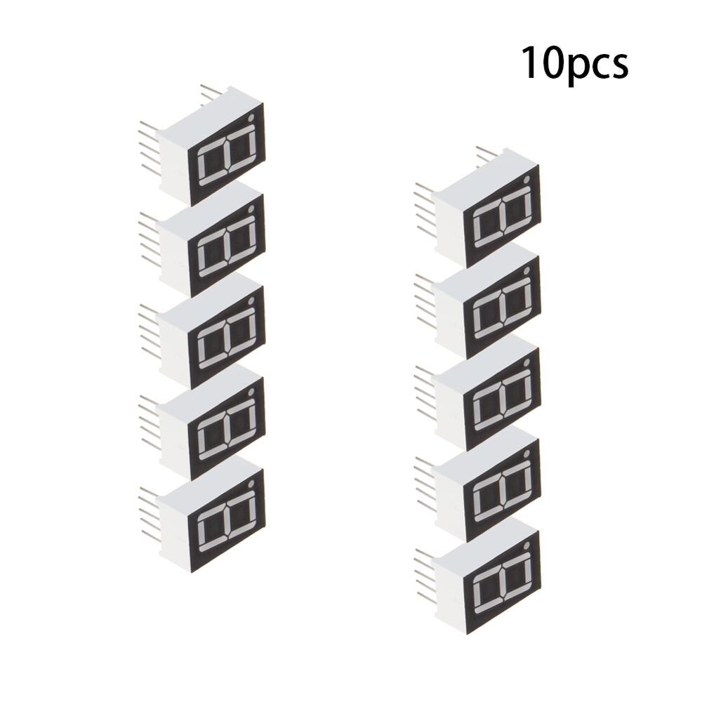 1 ~ 20 Pcs 1 Bit Common Cathode/Anode Led Display Digitale Buis 10 Pins 7 Segment 2V 20mA Rode Led Segment Displays: 5161AS x10pcs