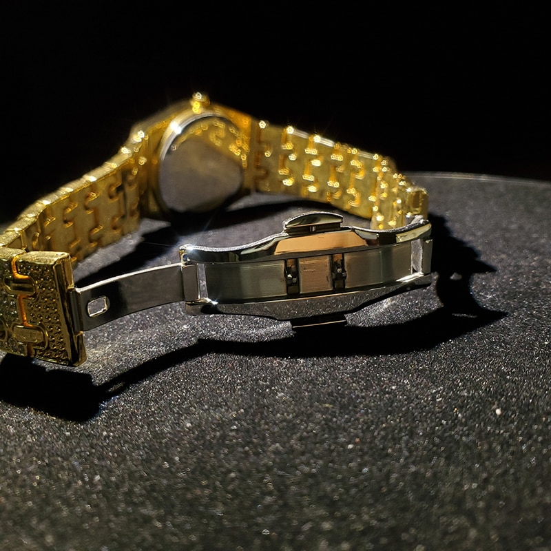 Missfox tops luxe dameshorloges merk gouden bling diamanten dameshorloges best verkochte waterdichte dameshorloge met doos