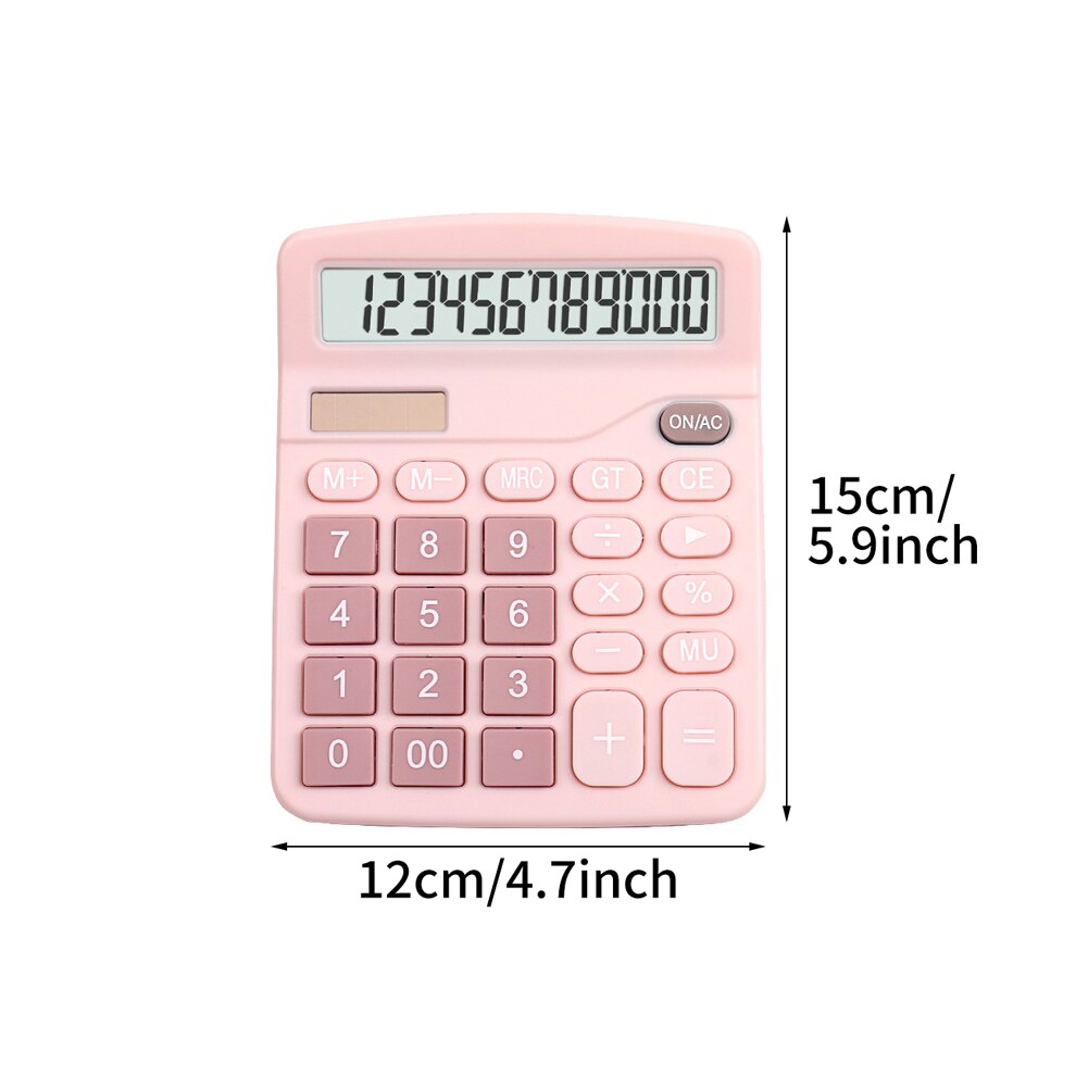 Desktop ABS Large Screen Multifunctional Electronic Calculator Universal Home Office 12 Digits Accounting Practical Student