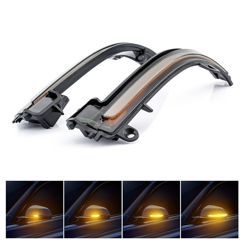 2 Stuks Dynamic Steering Signaal Led Achteruitkijkspiegel Aangeeft Flash Voor Bmw F20 F30 F31 F21 F22 F23 F32 f33 F34 X1 E84 1 2 3 4 Se