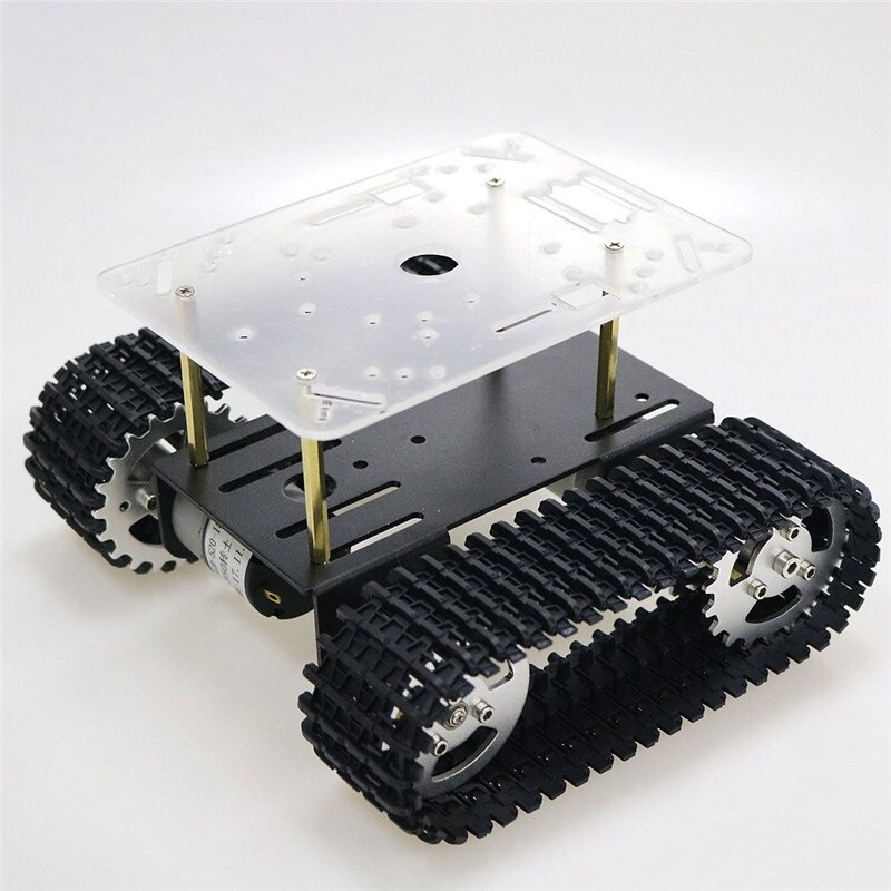 Smart Tank Chassis Roboter Verfolgt Auto Plattform für Arduino Raspberry Pi Nodemcu für Arduino Mini T101 Tank Auto Chassis Crawler re