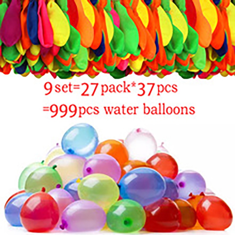 999Pcs Water Ballonnen Voor Kinderen Jongens Ballonnen Set Party Game Quick Fill Ballon 999 Bossen Voor Zomer Speelgoed Outdoor strand Speelgoed