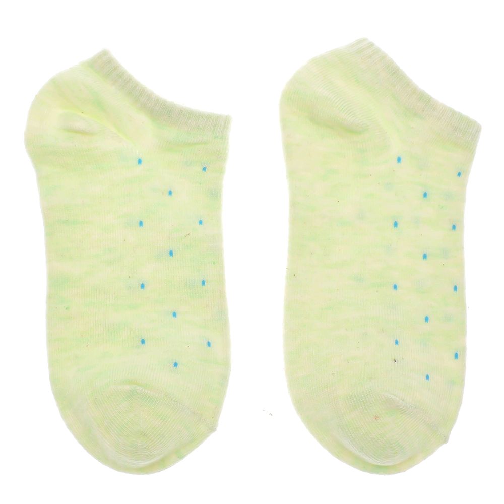 femmes doux sport décontracté coupe bas haut point chaussettes courtes Sports doux coupe bas haut point chaussettes courtes coton cheville: Green